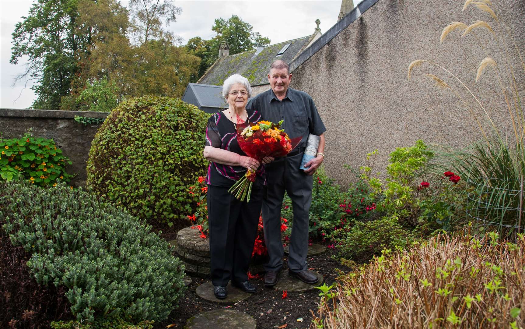 Alistair and Doreen Ingram on the diamond anniversary. Picture: Becky Saunderson.