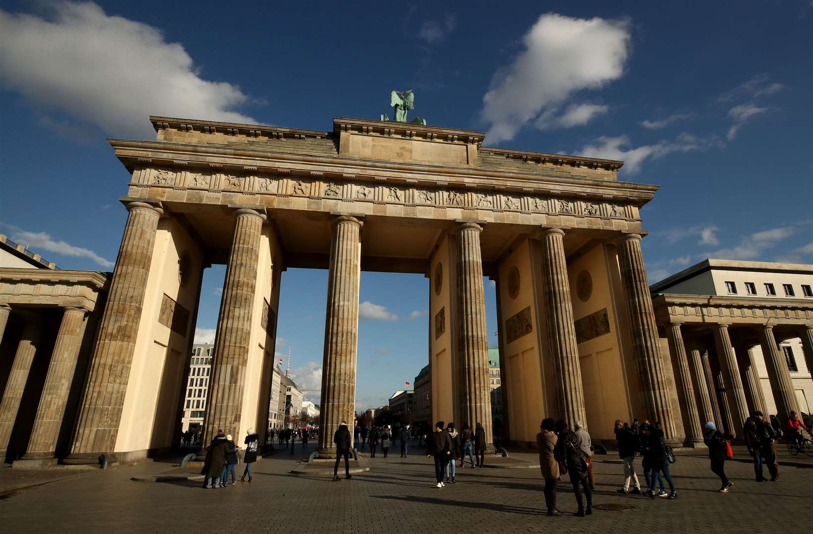 Charles and Camilla will be welcomed at the Brandenburg Gate in Berlin (Tim Goode/PA)