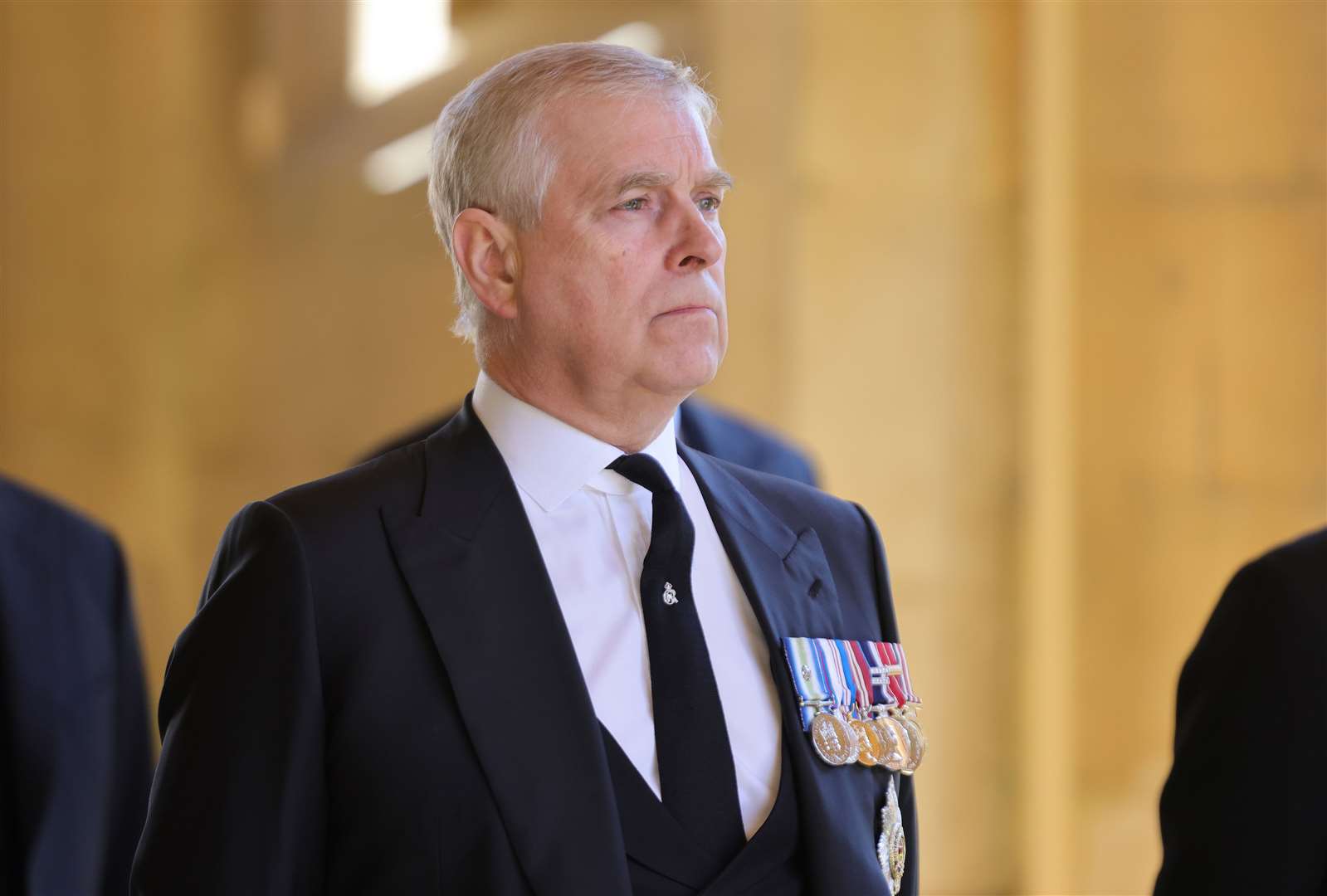 The Duke of York ahead of his father’s funeral (Chris Jackson/PA)