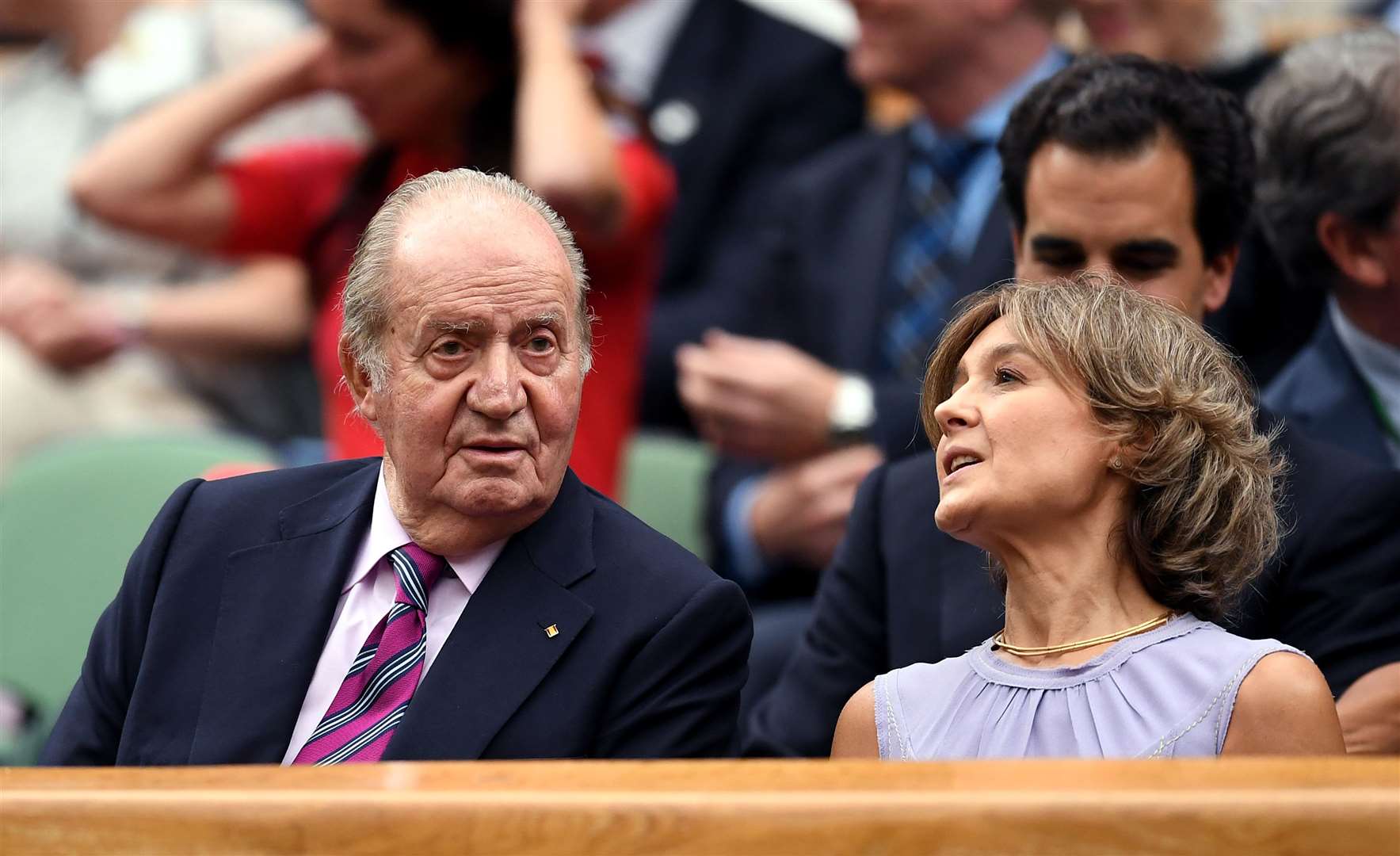 Juan Carlos I of Spain, left, has denied any wrongdoing (PA)