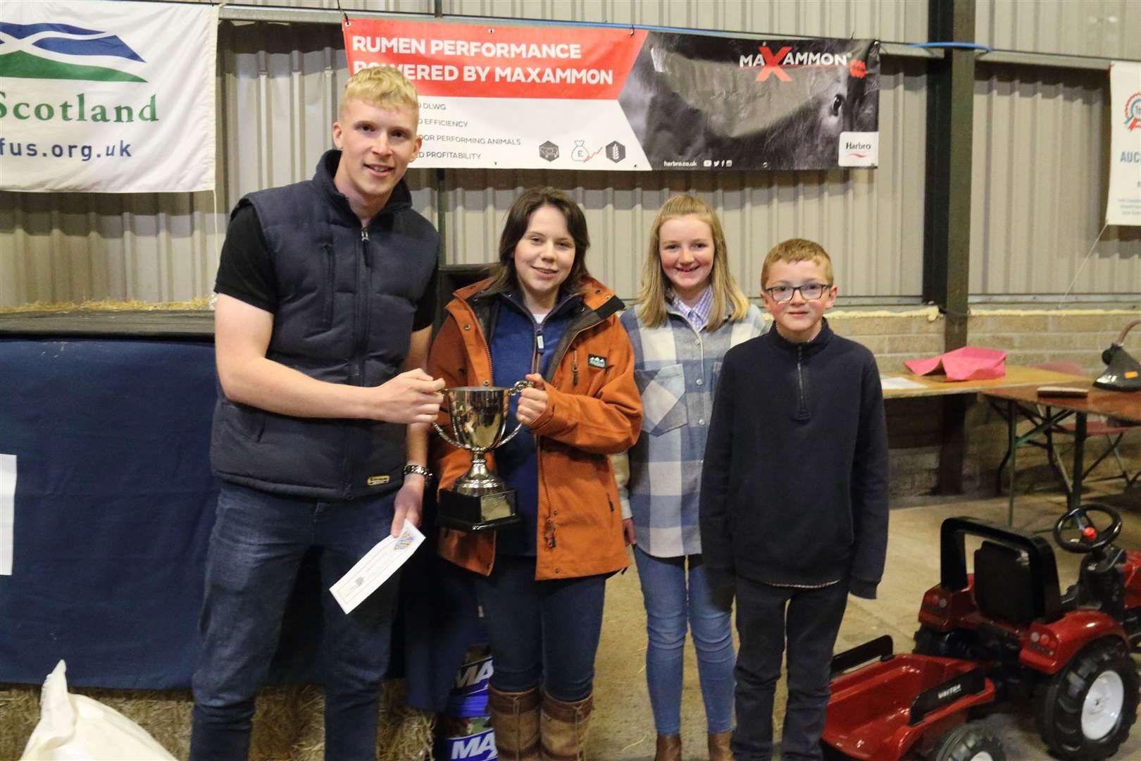 The overall winner trophy was presented by the Watson family to Sally Glennie. Picture: David Porter