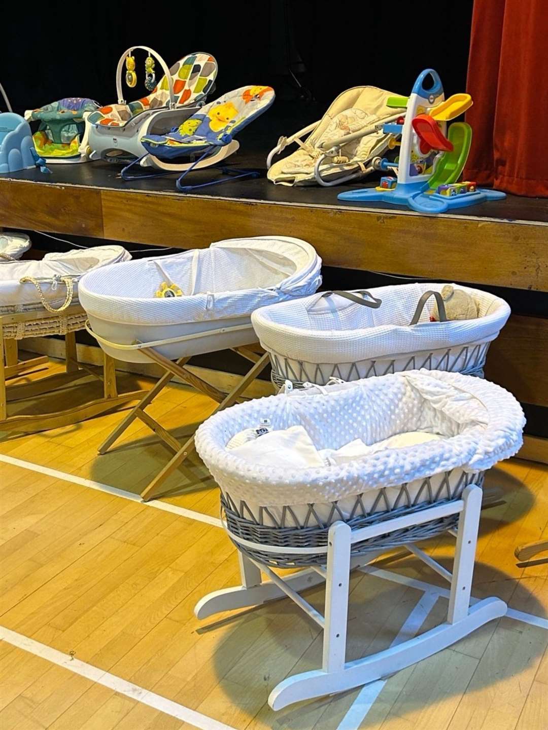Expensive items including cots were on offer at the last open day.