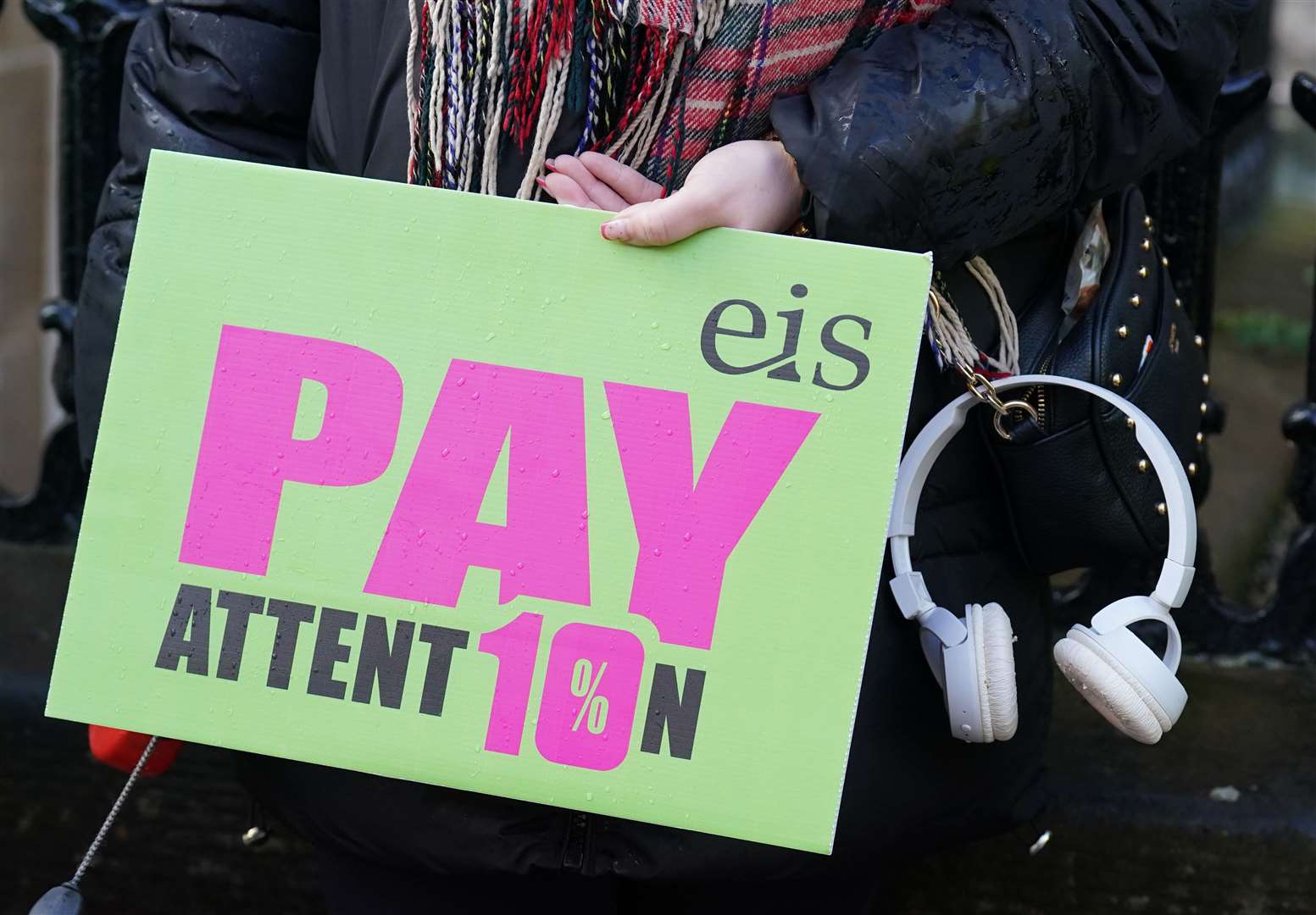 The EIS and other teaching unions have staged a series of strikes in their pay claim (PA)