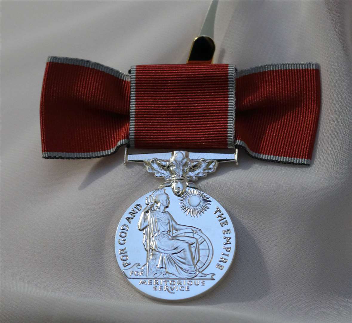 The British Empire Medal was presented to Morag Lightning.