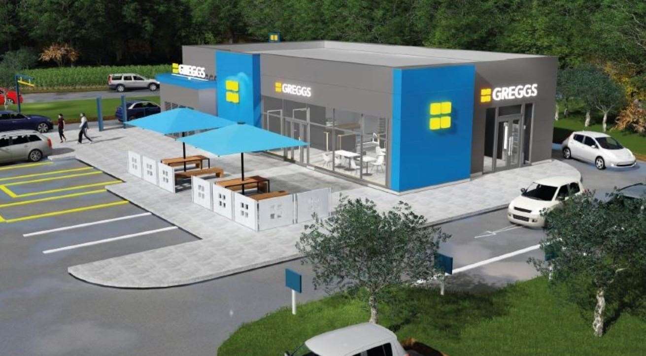 Greggs are set to build a drive-thru on the outskirts of Westhill