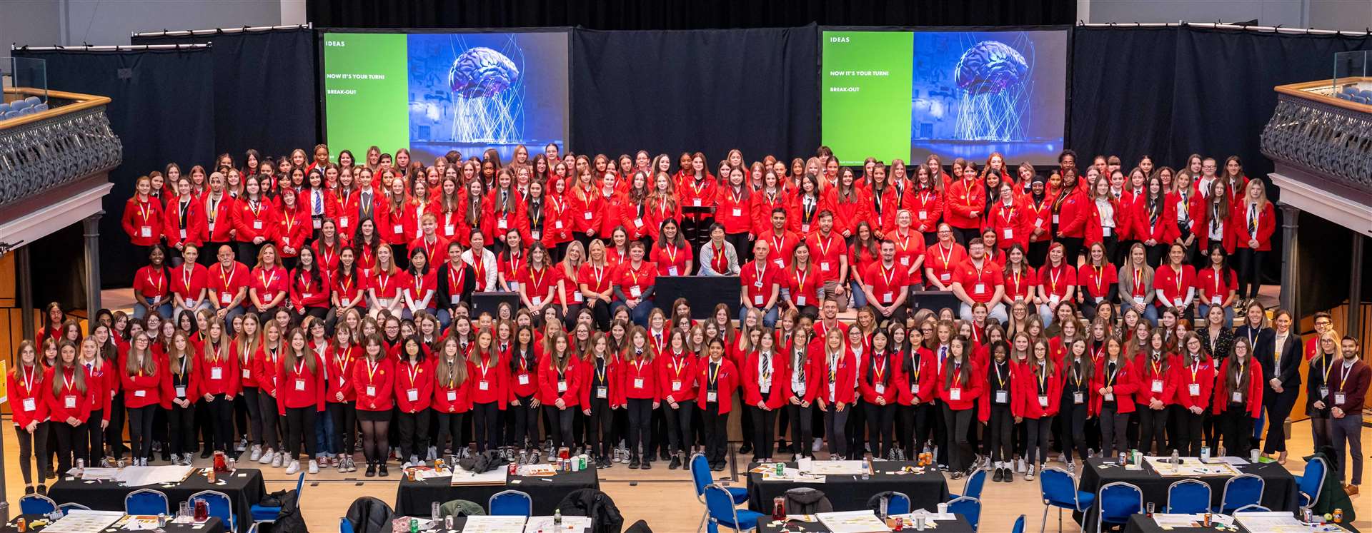 This year's participants at the Girls in Energy conference