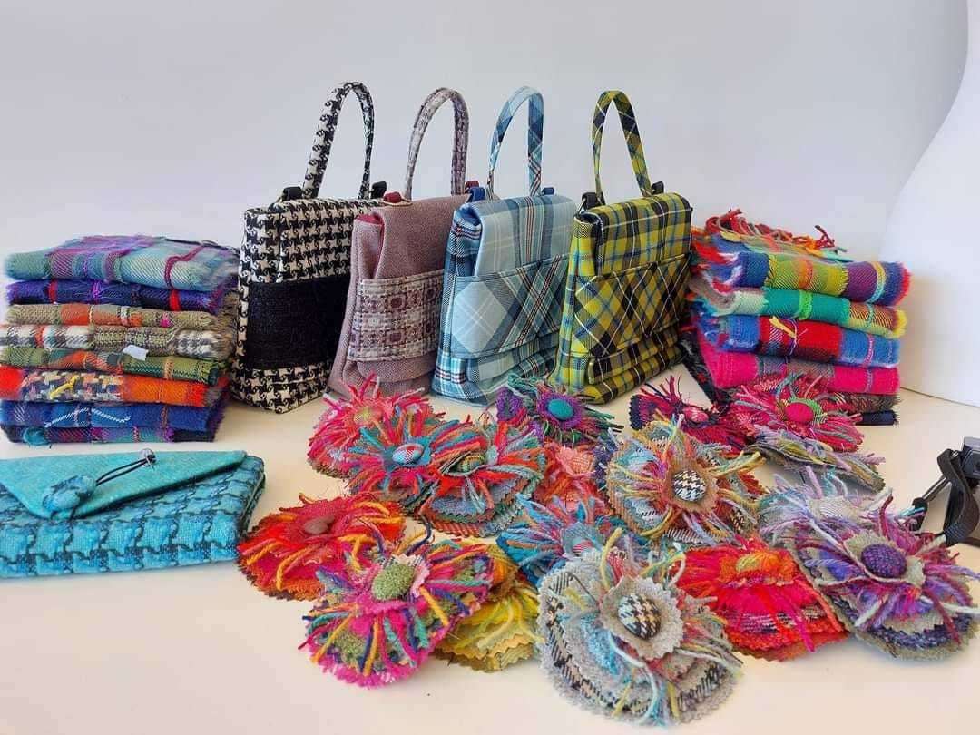 Julia Cunningham's creations include a fantastic mix of hand made bags.