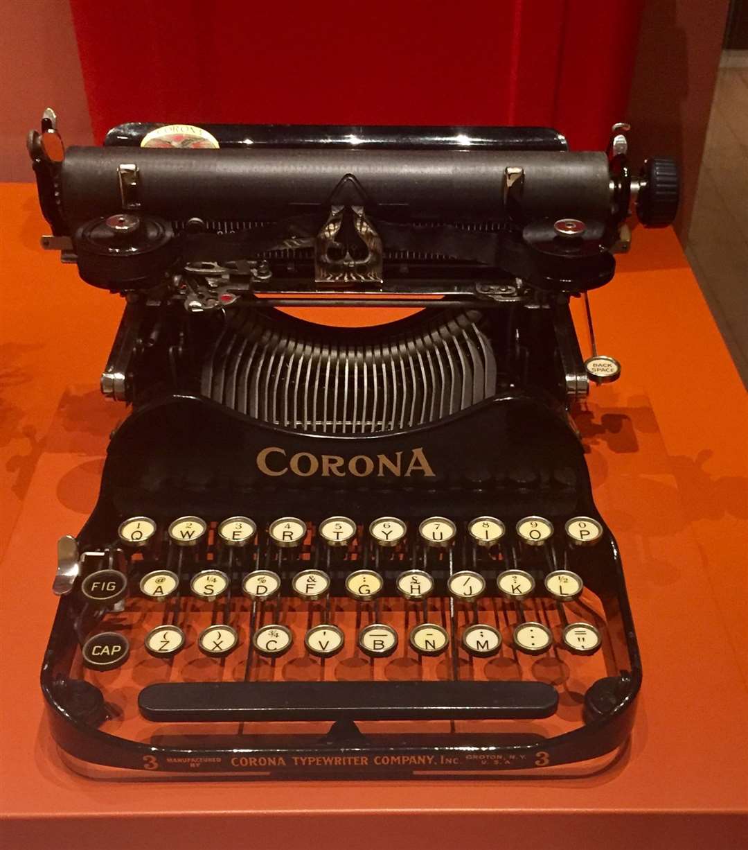 Corona 3 – the portable typewriter of choice for WWII war correspondents.