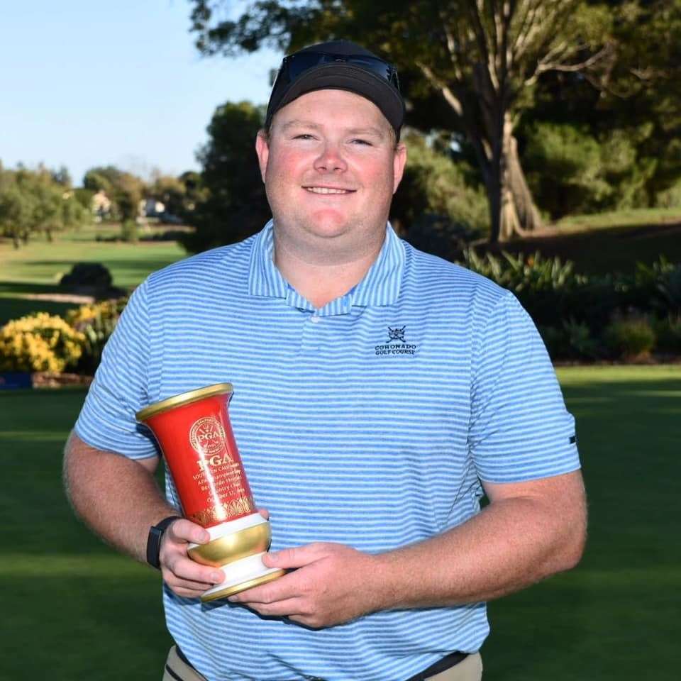 American golfer Mark Geddes has strong family connections to Buckie and is a former Buckpool Open winner.