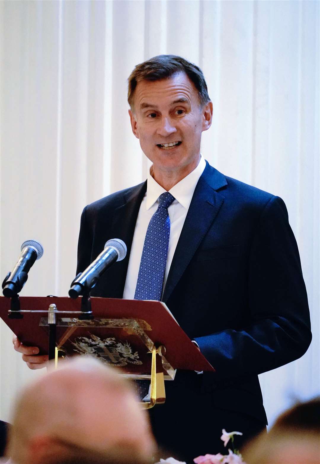Chancellor Jeremy Hunt speaking in London on Monday (Aaron Chown/PA)