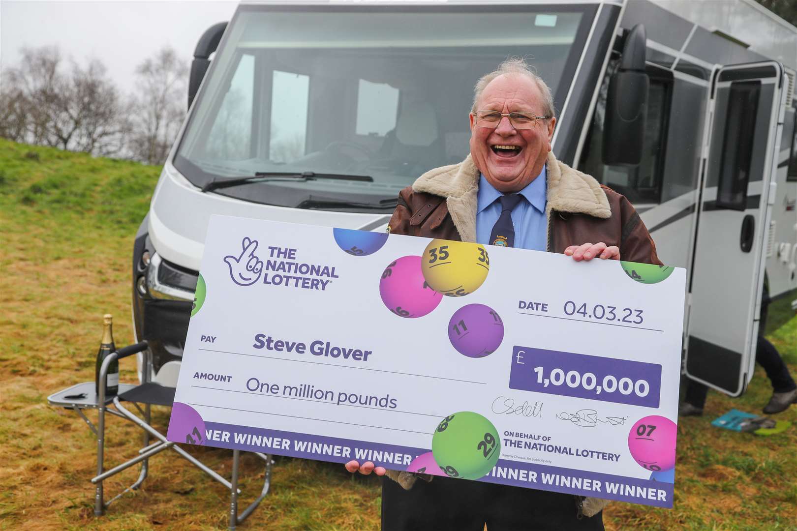Steve Glover will return to the Scottish Highlands after his lotto win (Martin Bennett/National Lottery/PA)