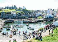 Organisers of the Scottish Traditional Boat Festival are among the objectors to the proposed building, which would be situated in the foreground of the picture.