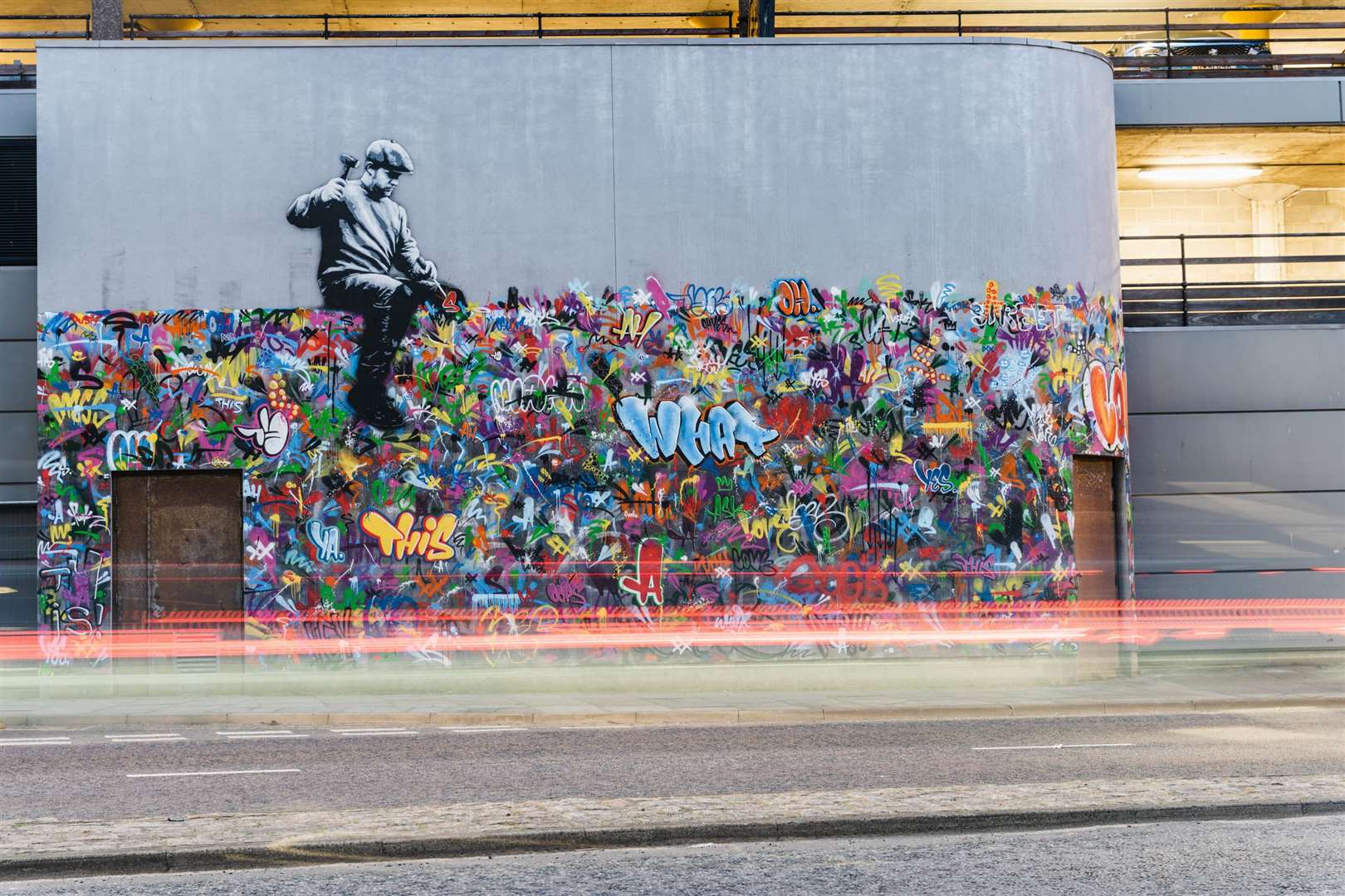 Martin Whatson's latest creation. Picture; Conor Gault.
