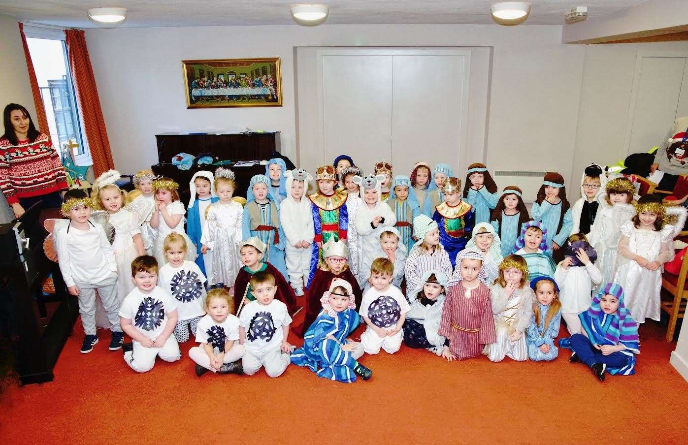 Ellon Nursery put on a traditional nativity for their families. Picture: Phil Harman