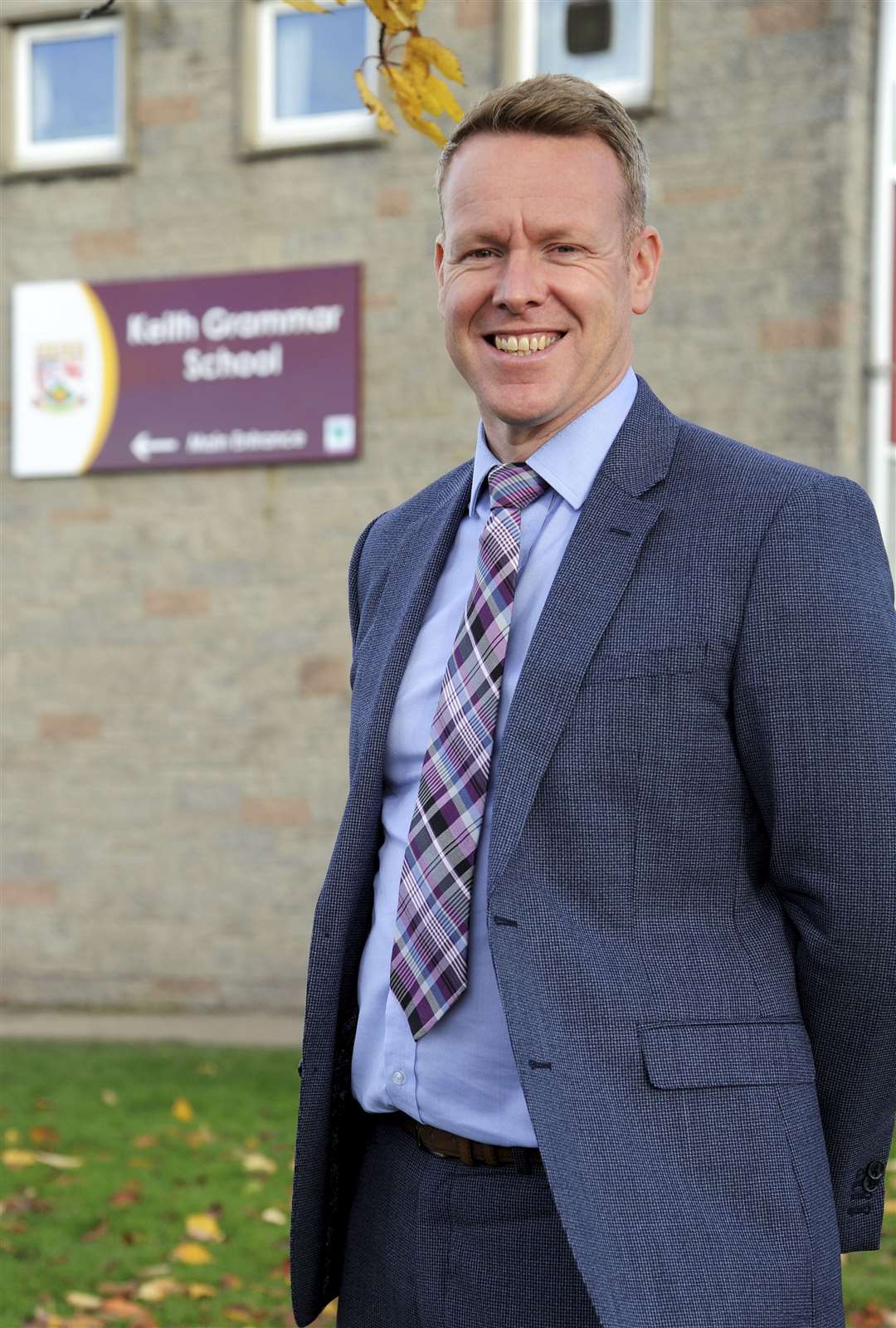 Alan Bruce moves to the school having been acting head at Nairn Academy. Picture: Eric Cormack