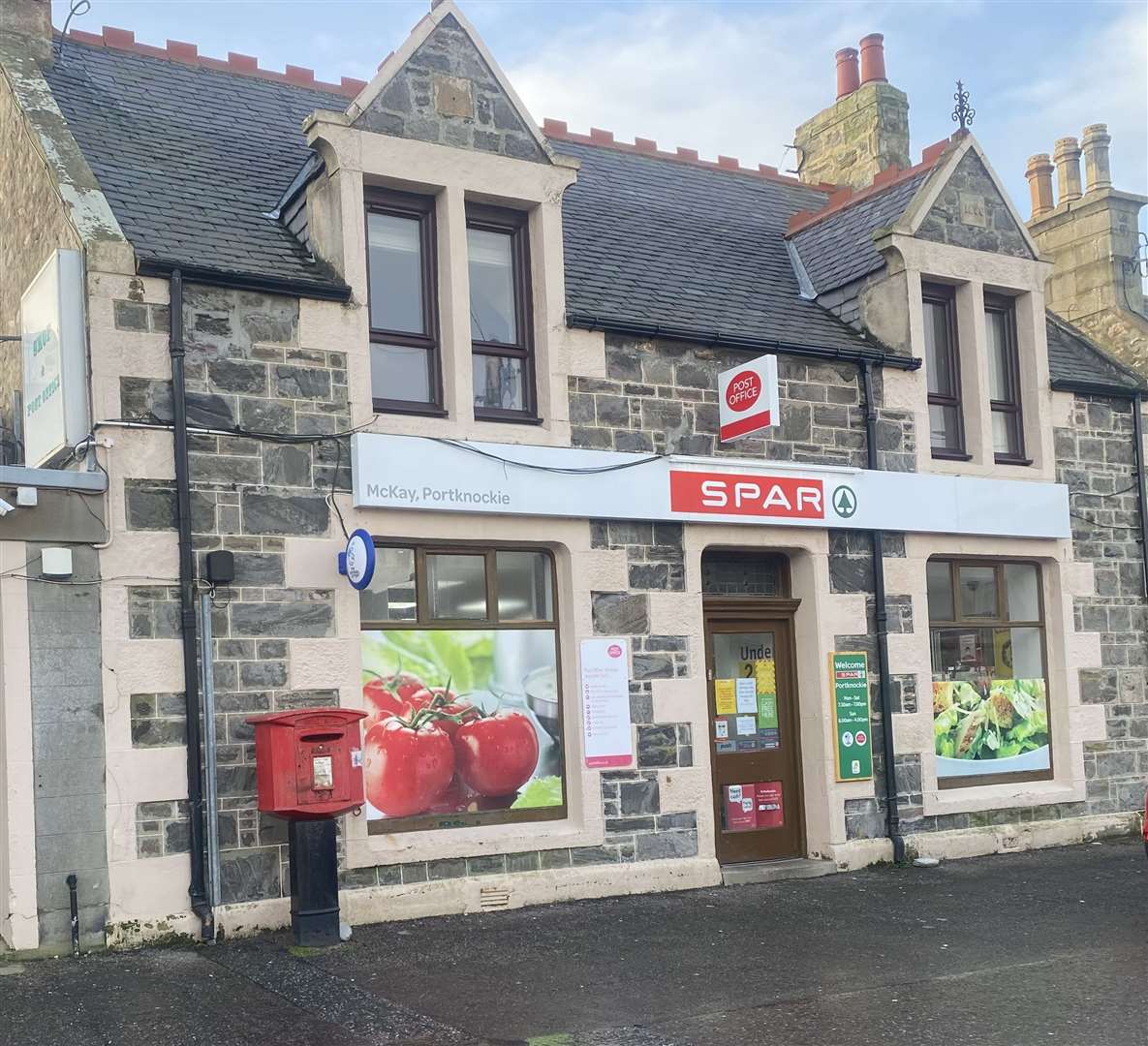 The Spar store in Portknockie. Picture: HNM