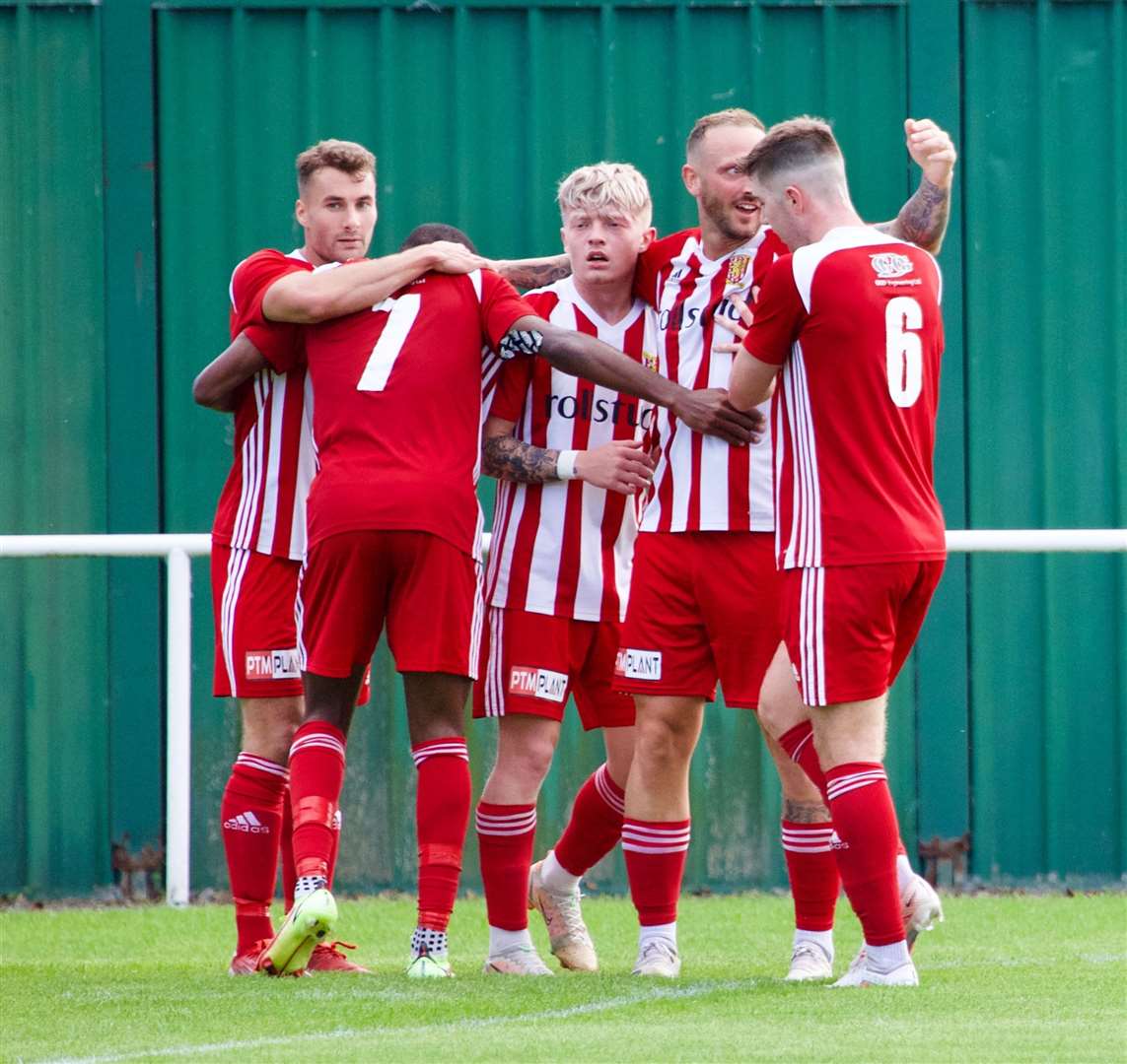 Formartine pulled back and equaliser just before half time. Picture: Phil Harman