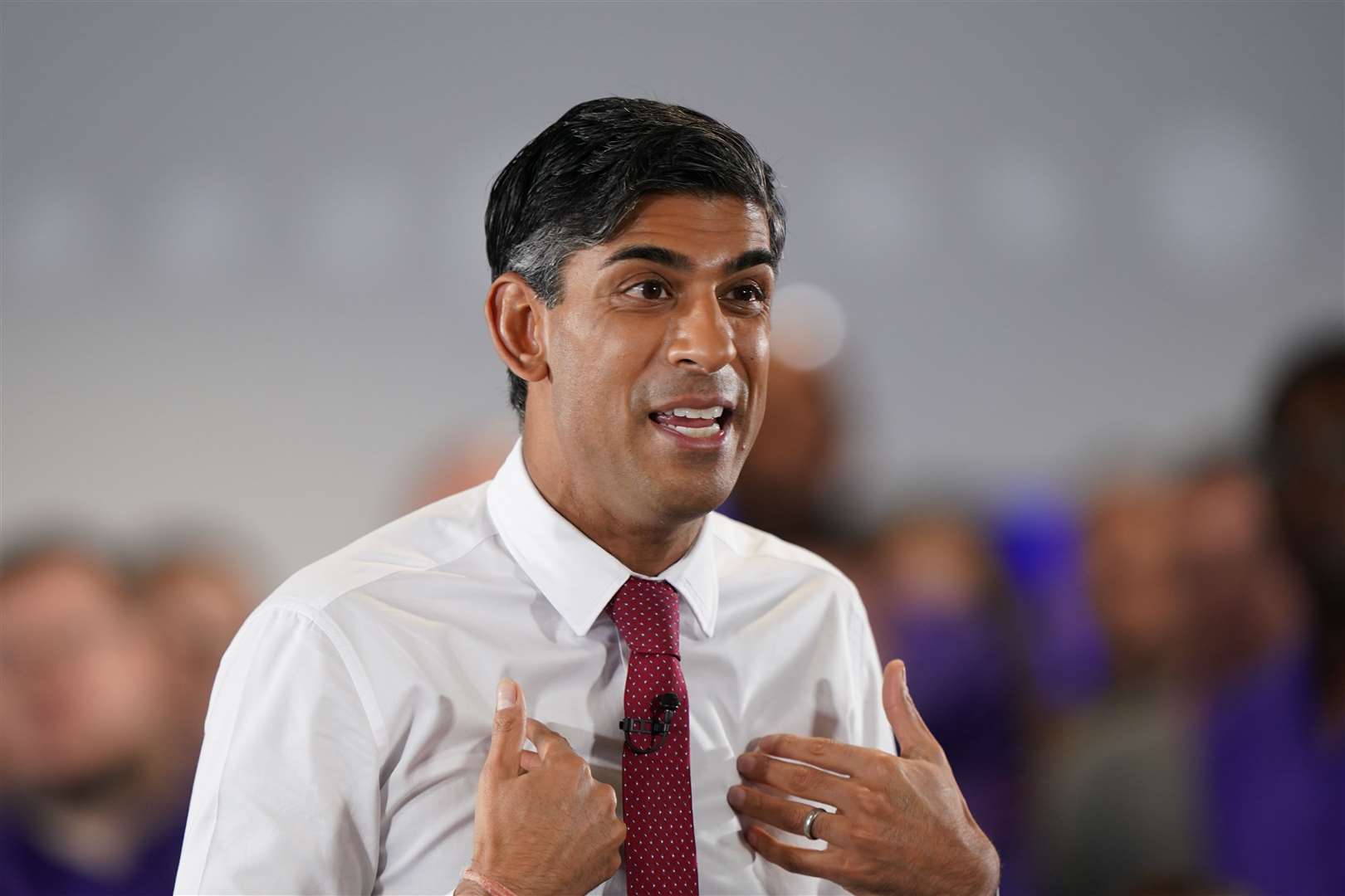 Rishi Sunak said he was ‘delighted’ by the switch (Joe Giddens/PA)