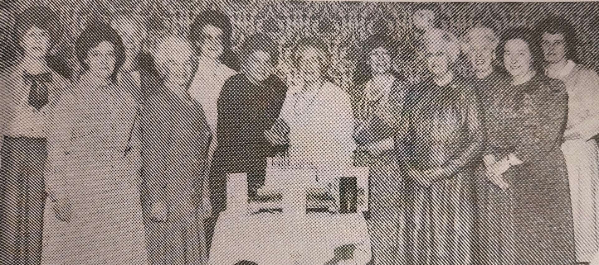 Ardmiddle WRI celebrating 60 years of the group. (Turriff Advertiser 1988)