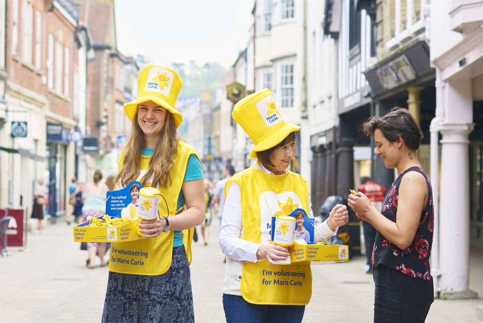 Marie Curie are keen to hear from volunteers who can help out with their Great Daffodil Appeal.