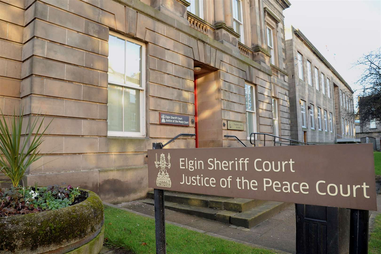 Finley Wood appeared at Elgin Sheriff Court.