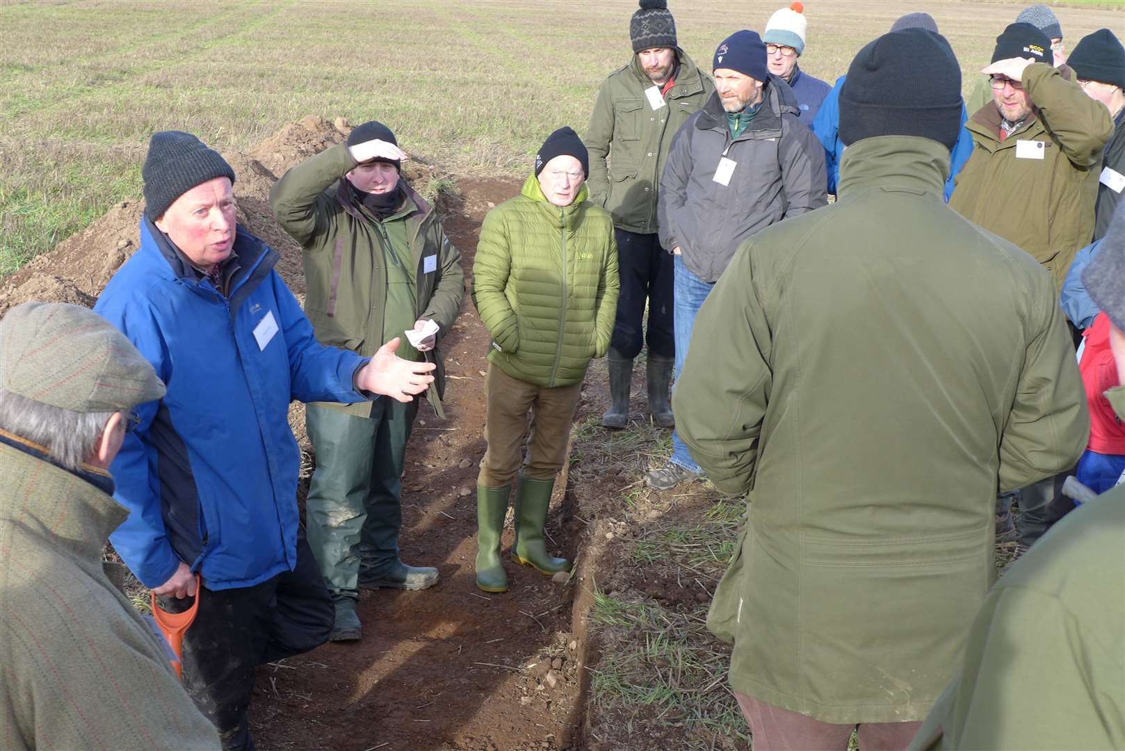 Over 100 farmers attended the Regenerative Soil Open Day at Backboath Farm in Angus.