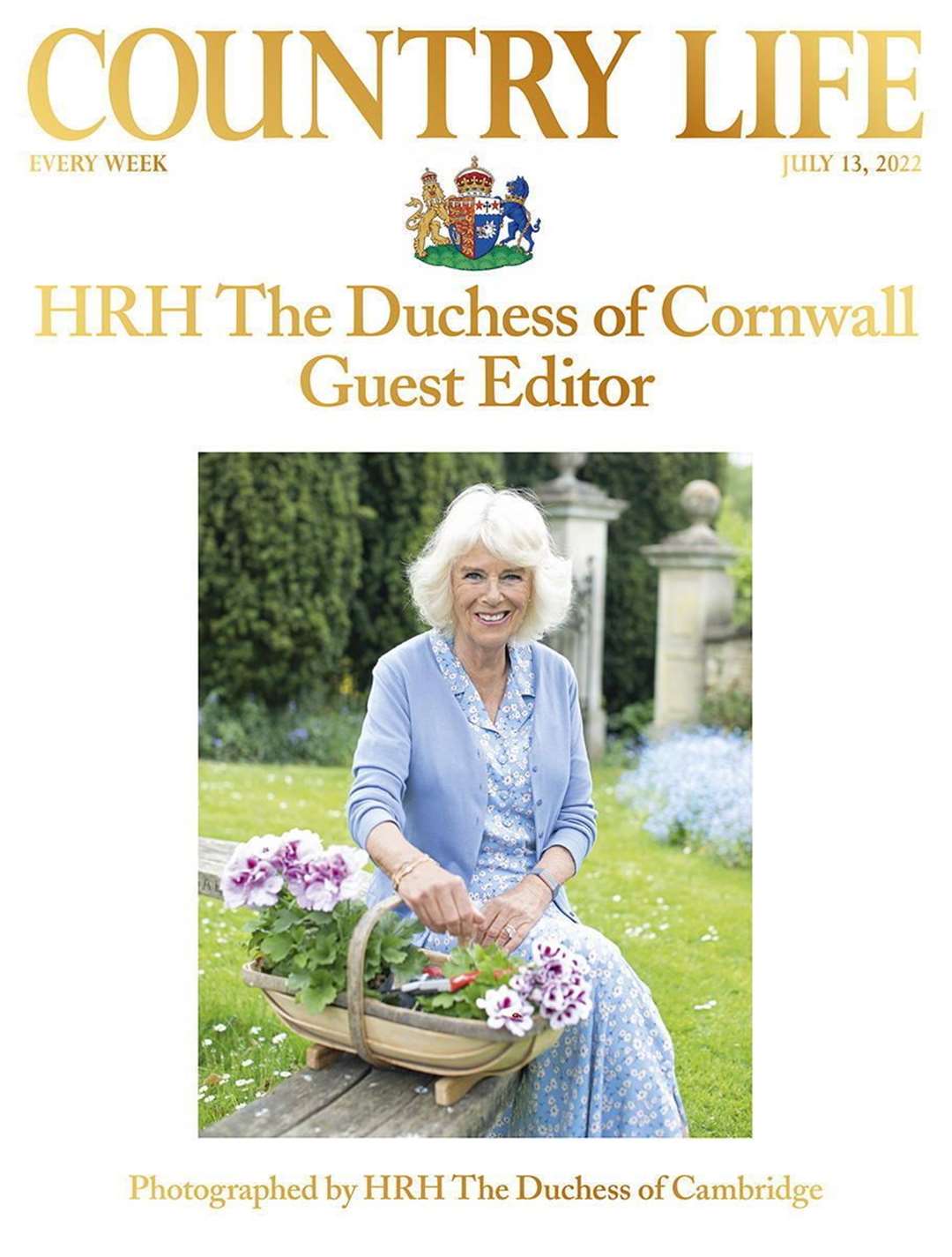 Camilla is the cover star and guest editor of Country Life. (The Duchess of Cambridge/Country Life Magazine/Future Plc/PA)