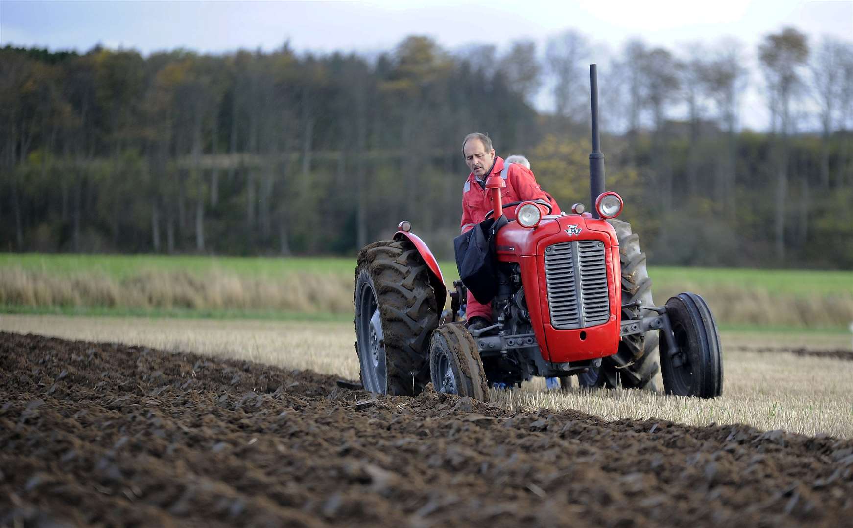 George Mackenzie from Forres...Ploughing match at Byres Farm, Bogmoor...Picture: Becky Saunderson..