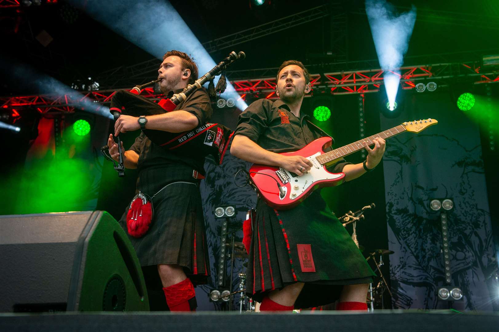 The Red Hot Chilli Pipers will headline on Friday night. Picture: Callum Mackay