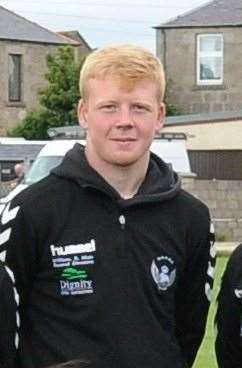 Buckie Ladies assistant manager Taylor Thain.